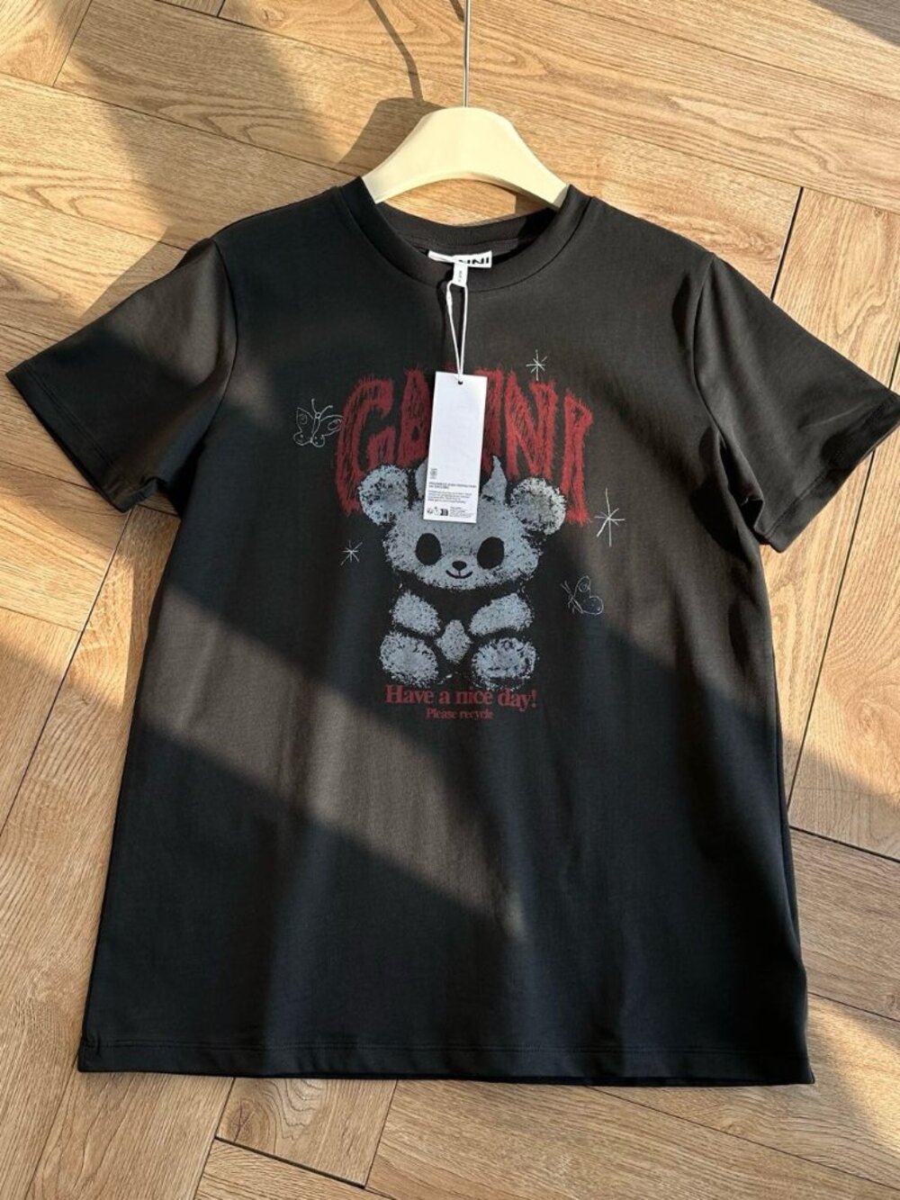 Ganni Forest Teddy Graphic T-Shirt